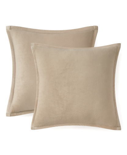 UGG® Coco 2-Pack Decorative Pillow, 20" x 20" - Mustard Seed
