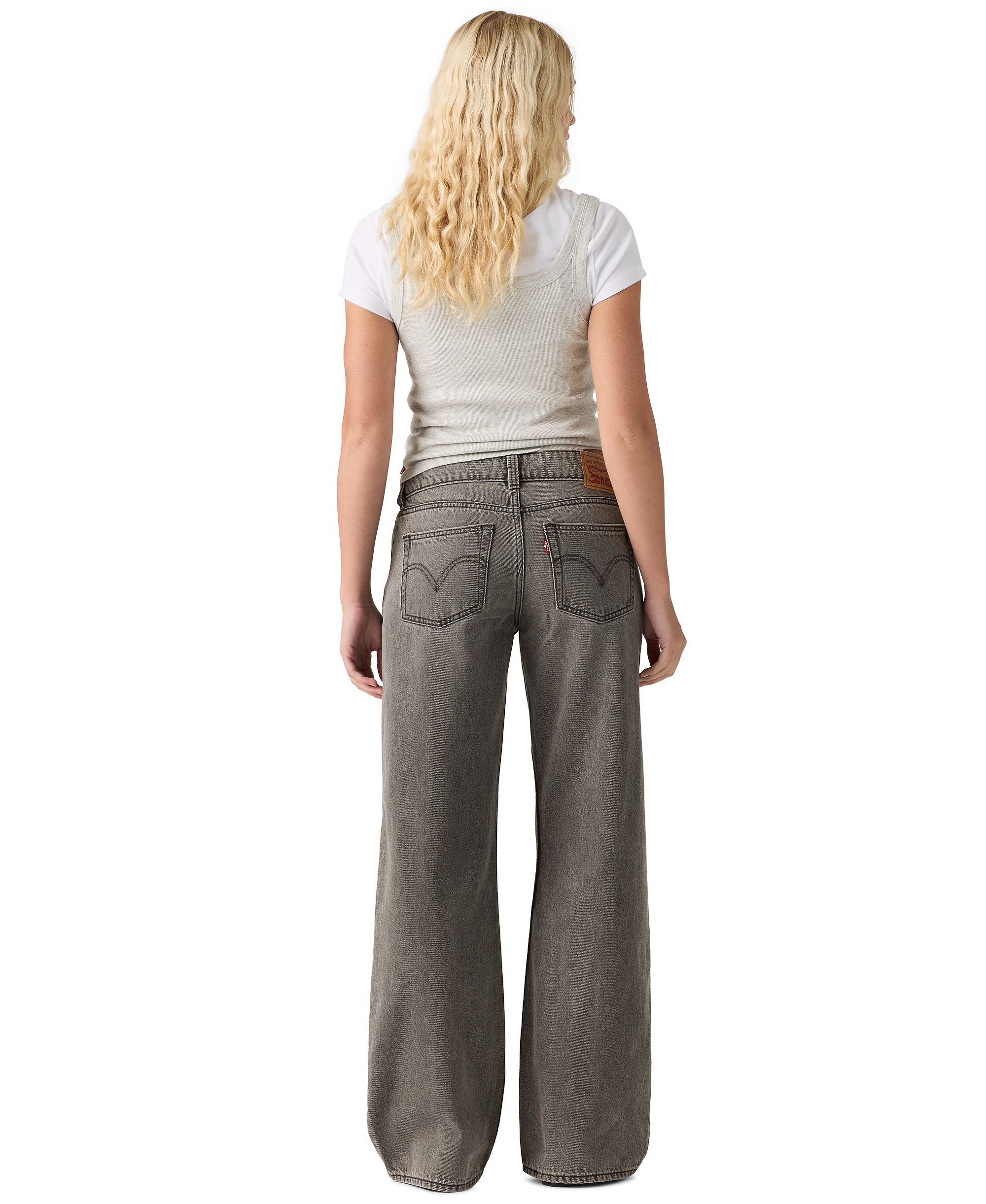 Levi's Women's Super-Low Double-Button Relaxed-Fit Denim Jean - Disquiet Day