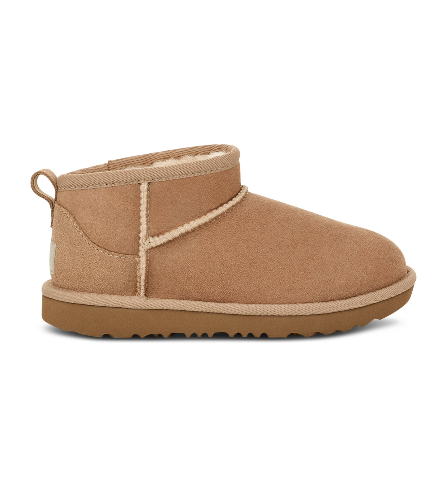 UGG® Kids Classic Ultra Mini Twinface Sheepskin Booties - Sand