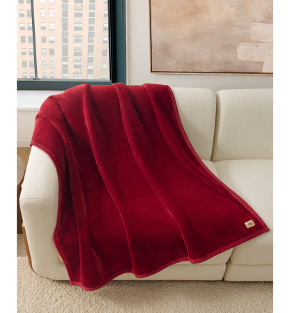 UGG® Coco Soft Throw, 50" x 70" - Coffee Berry