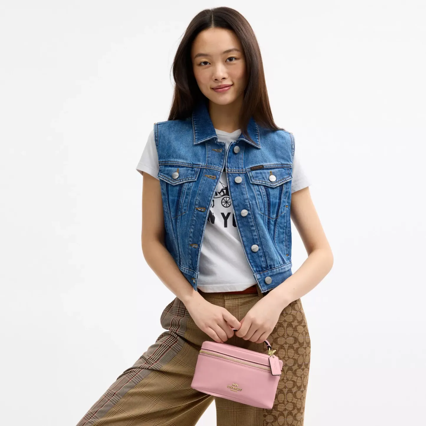 Rainer Crossbody Bag 18 - Gold/Soft Pink - view 2