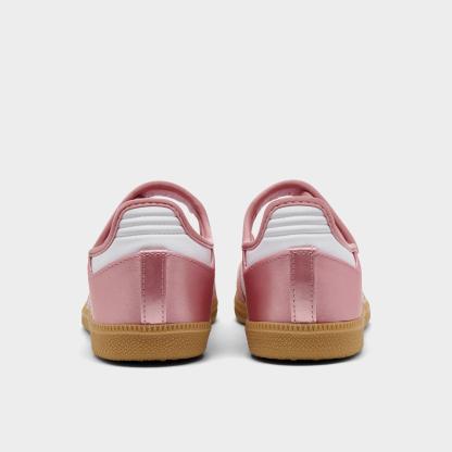 Girls' Little Kids' adidas Originals Samba Jane Casual Shoes - Wonder Mauve/Footwear White - Back view
