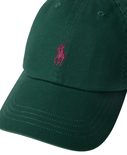 Polo Ralph Lauren Men's Classic Baseball Hat - Moss Agate W/C3935