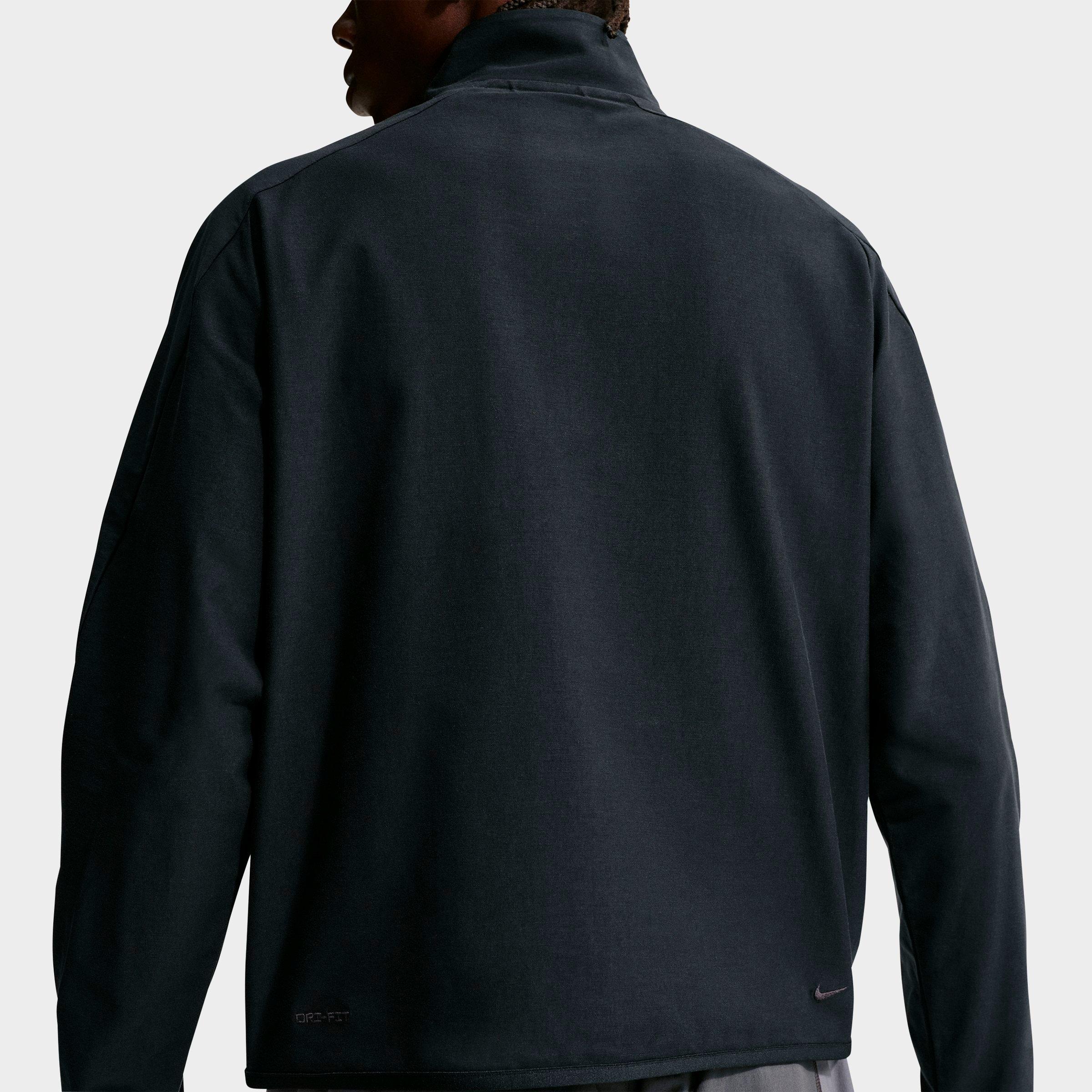 Men's Nithtke Sportswear Tech Dri-FIT Shori Knit Full-Zip Track Jacket - Black/Black