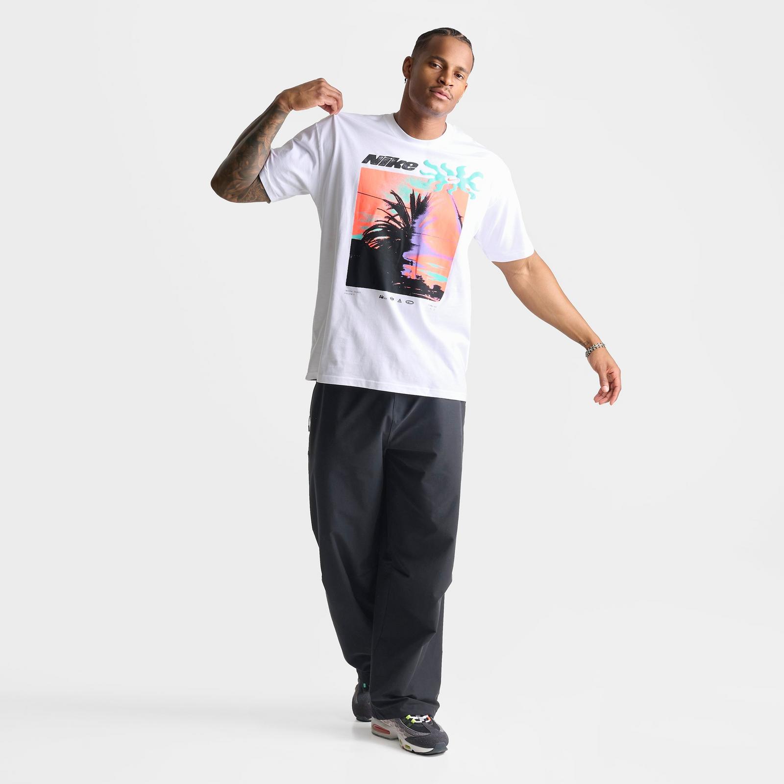 Men's Nike Sportswear Palm Tree Graphic T-Shirt - White