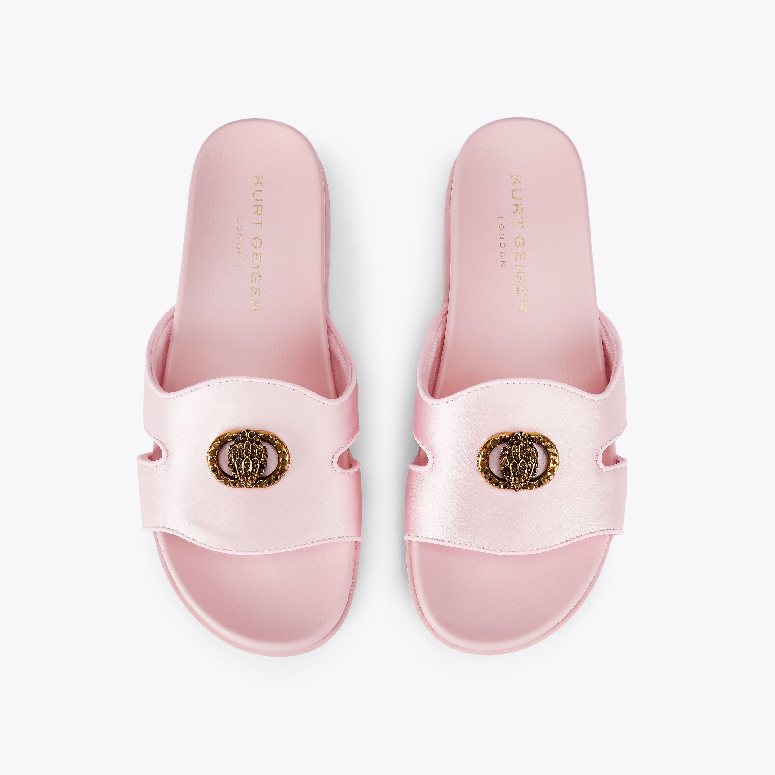 Kurt Geiger London Chelsea Cut Out Slide - Pink - view 3
