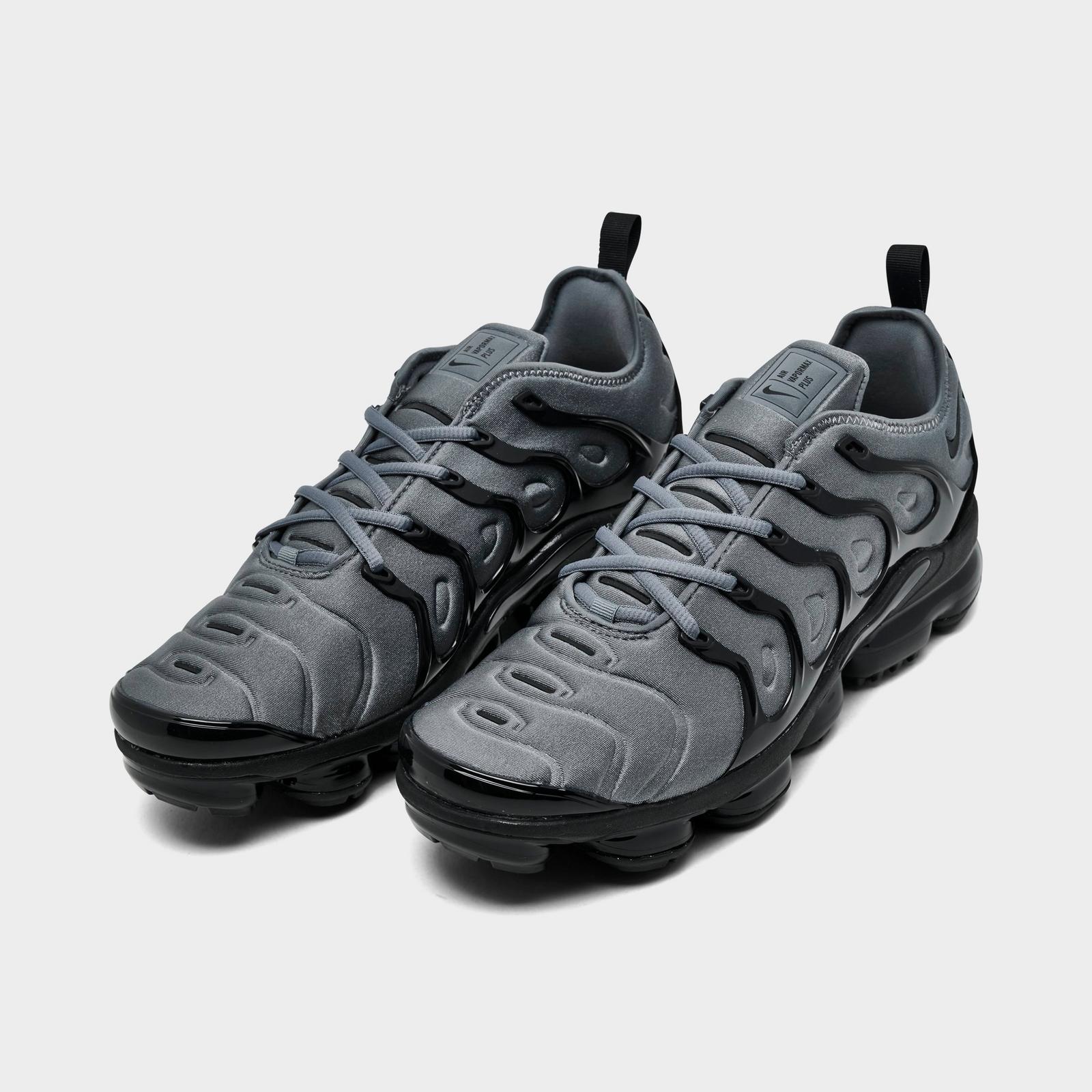 Men's Nike Air VaporMax Plus Running Shoes - Cool Grey/Black