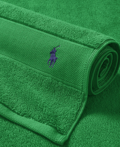 Polo Ralph Lauren Polo Player Cotton Bath Towel, 58" x 30" - Billiard
