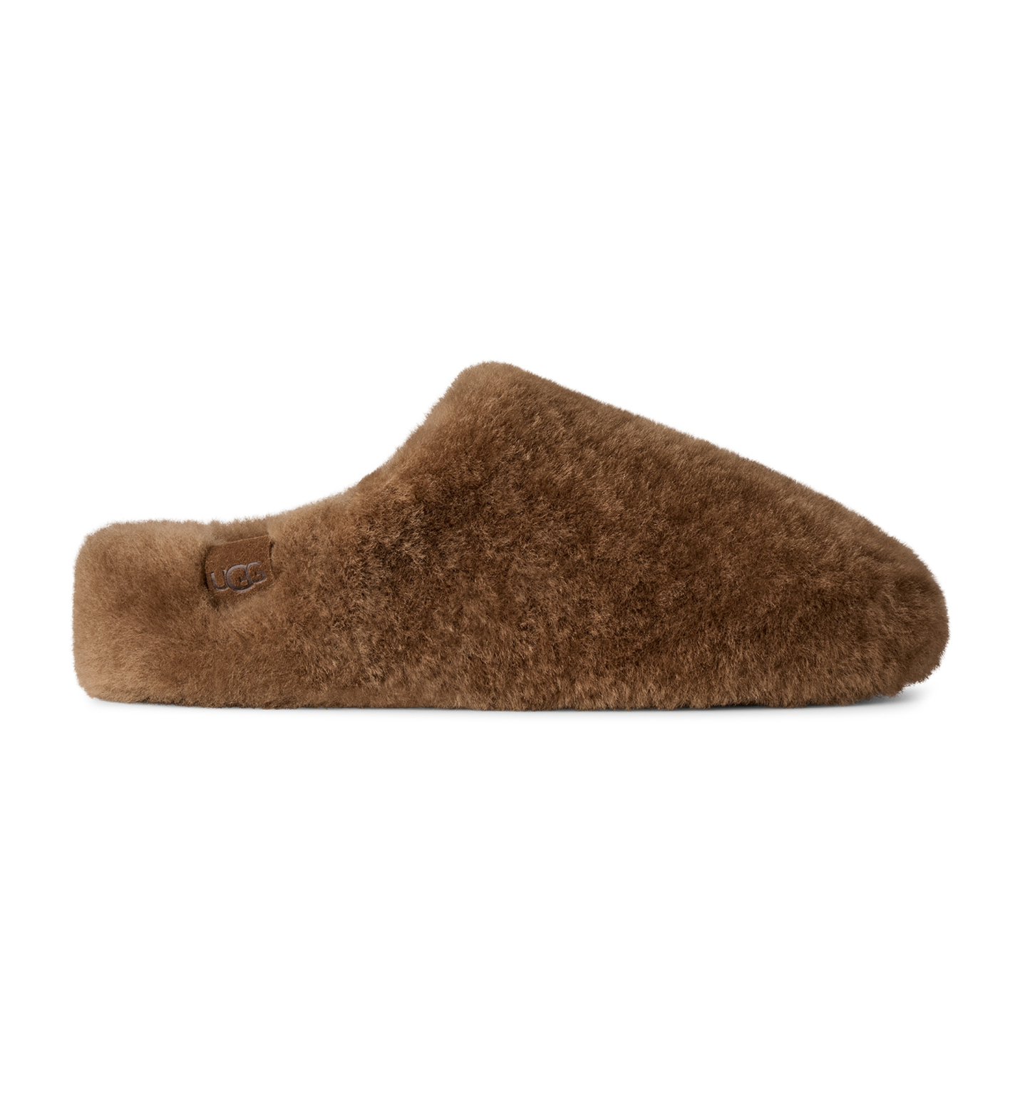 UGG® Women's Elea Fluffed Slip-On Slippers - Light Bronze