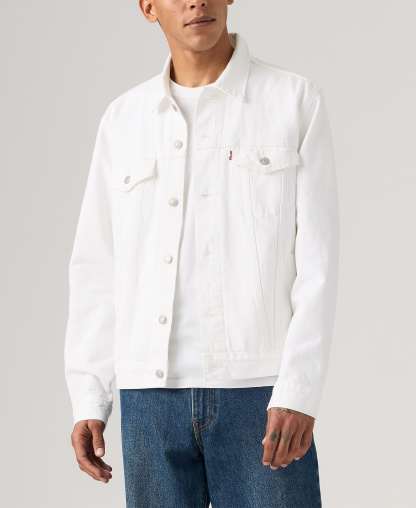 Levi's Men's Regular-Fit Stretch Denim Trucker Jacket - White River Rock