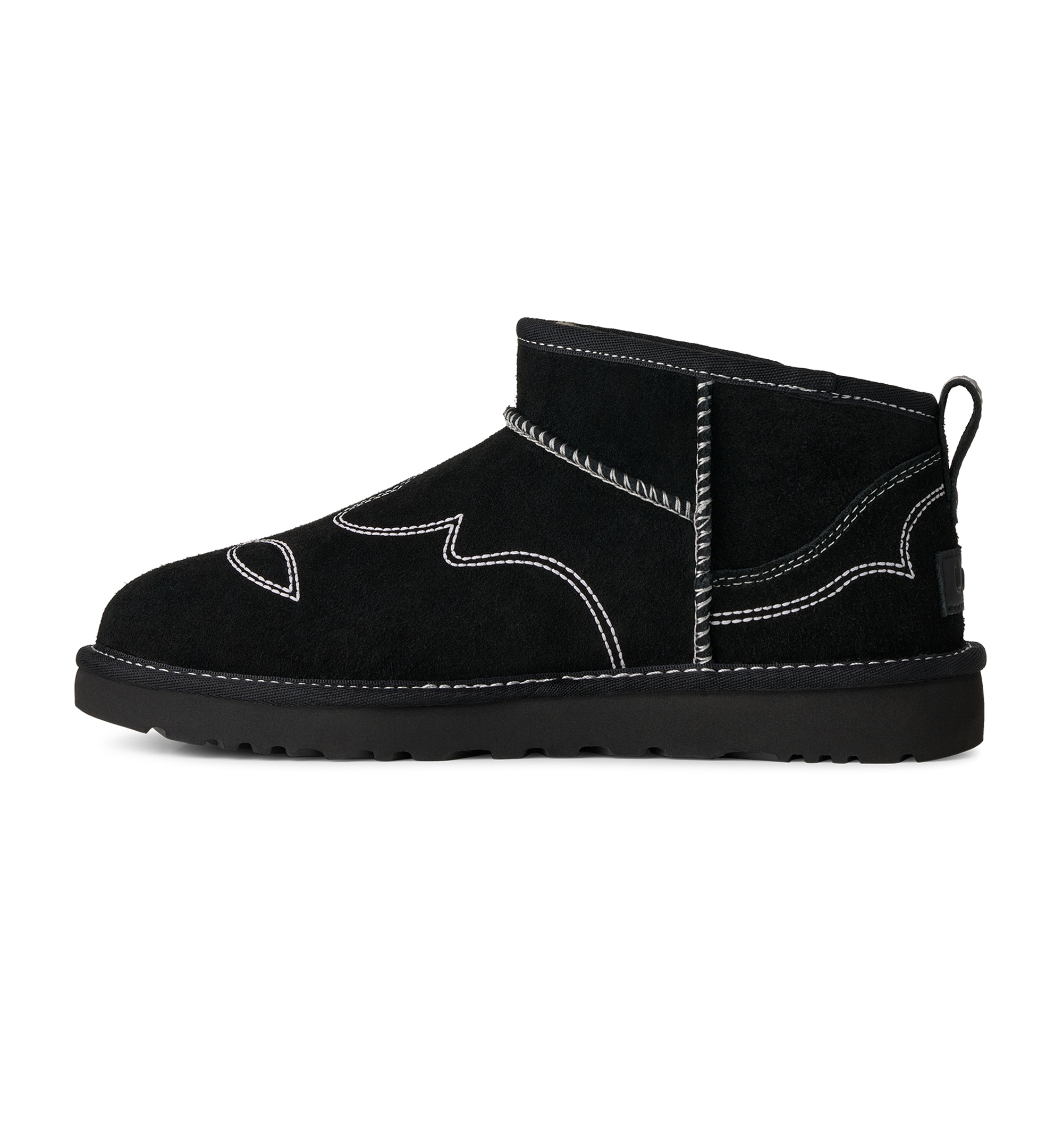 UGG® Women's Classic Ultra Mini Western Slip-On Booties - Black