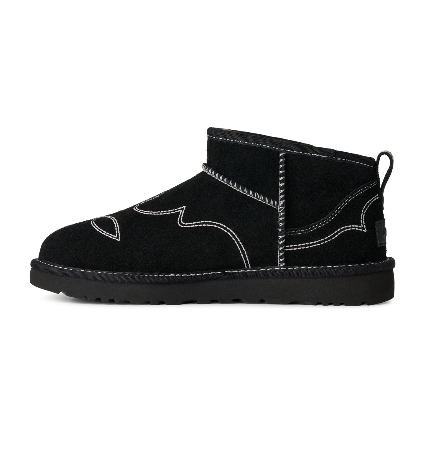 UGG® Women's Classic Ultra Mini Western Slip-On Booties - Black