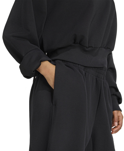 adidas Women's Soft Lux Relaxed Crewneck Sweatshirt - Black