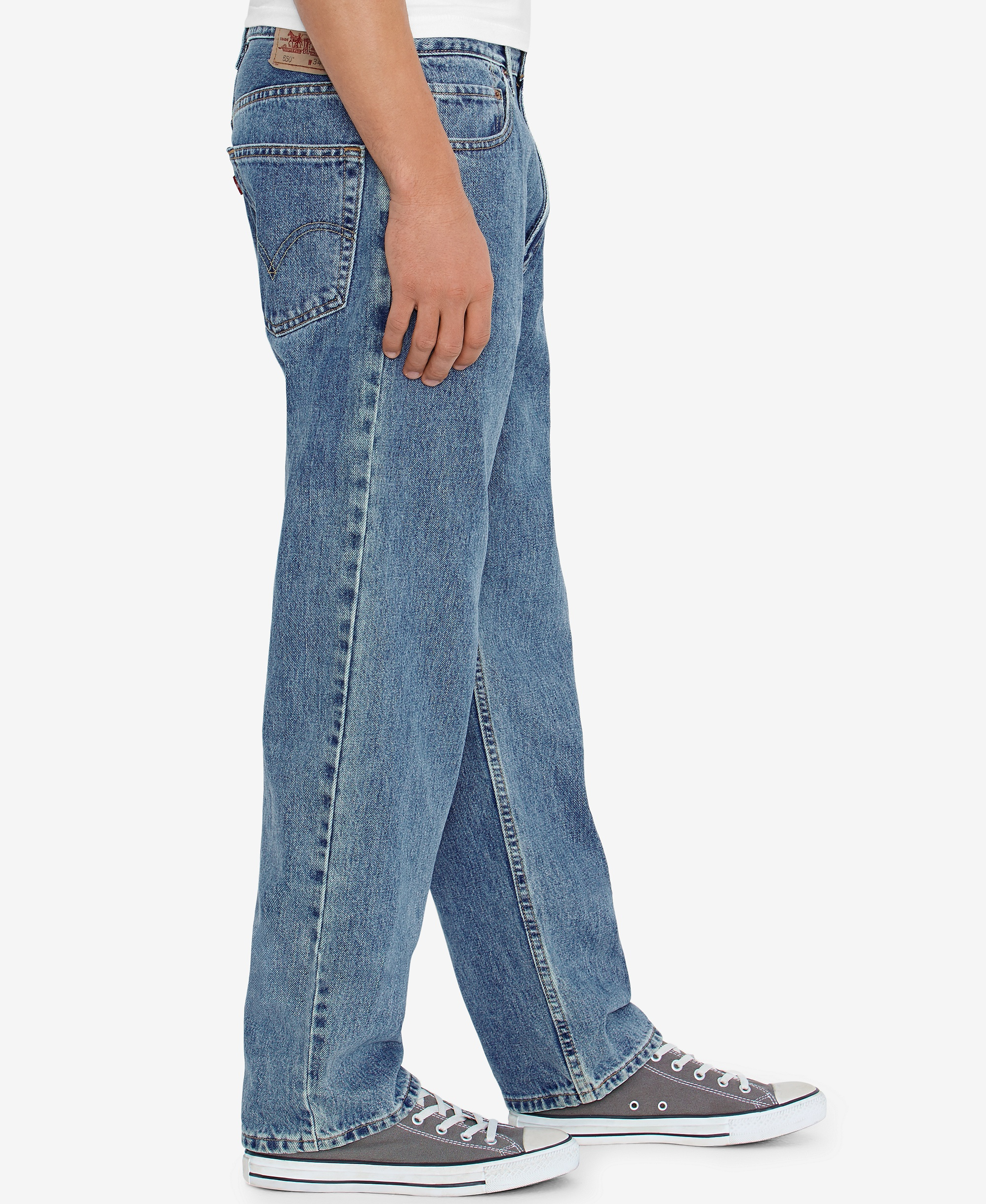 Levi's Men’s 550 Relaxed Fit Jeans - Medium Stonewash