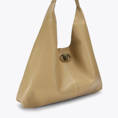 Kurt Geiger London Large Chelsea Slouch Hobo Bag - Beige - view 3
