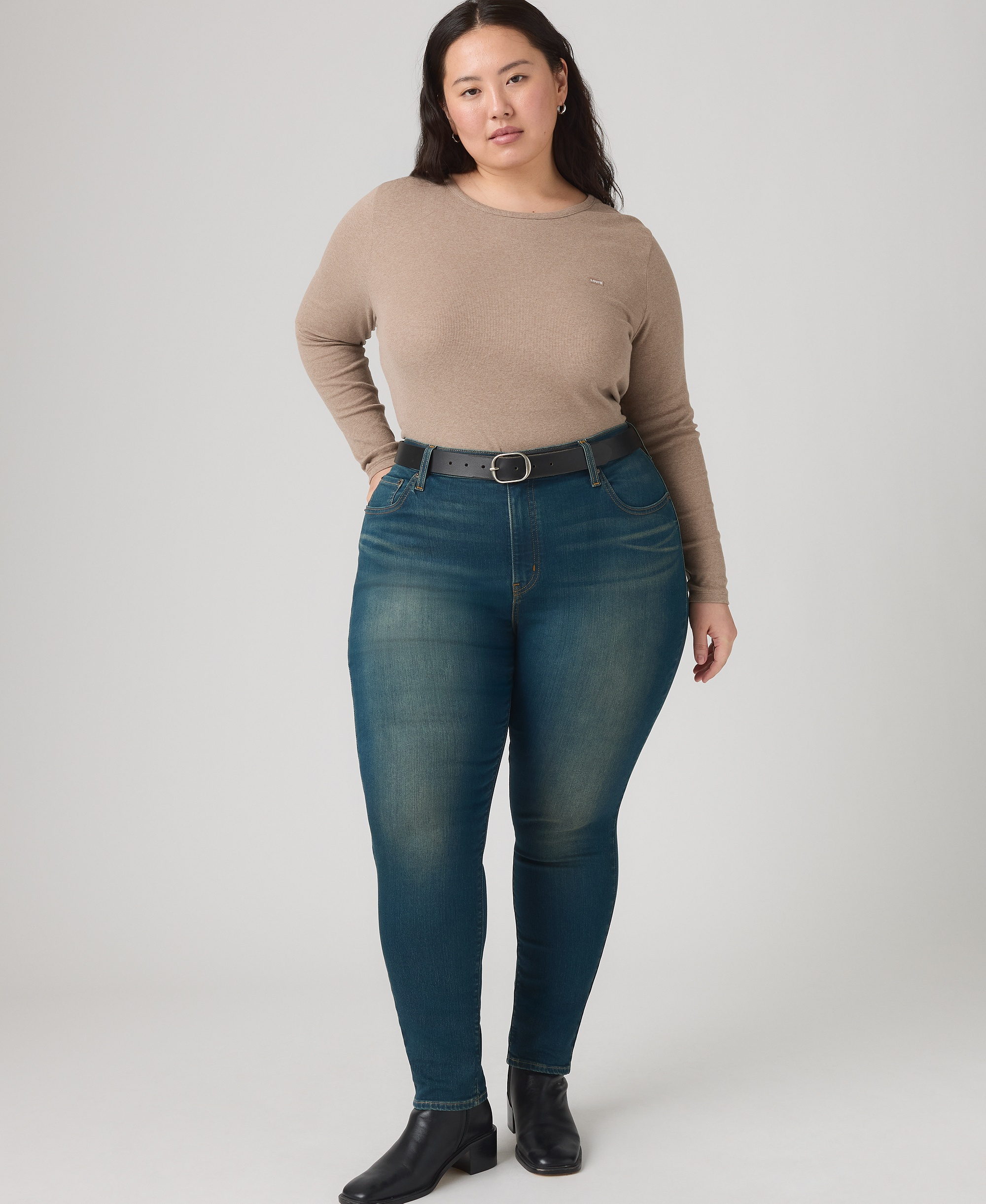 Levi's Trendy Plus Size 721 High-Rise Skinny Jeans - Tint Time Plus