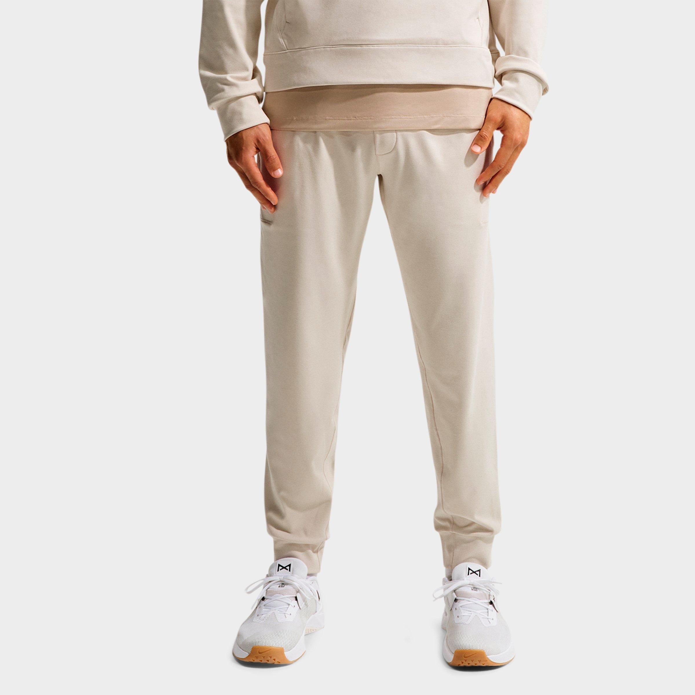 Men's Nithtke Primary NanoKnit Dri-FIT UV Protection Performance Jogger Pants - Part 1 - Light Orewood Brown/Sail/Heather/Light Orewood Brown