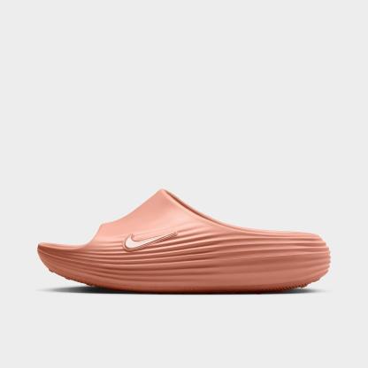 Women's Nithtke ReactX Rejuven8 Slide Sandals - Rose Gold/Rose Gold/Rose Gold - Left shoe facing left. Outside of the shoe.