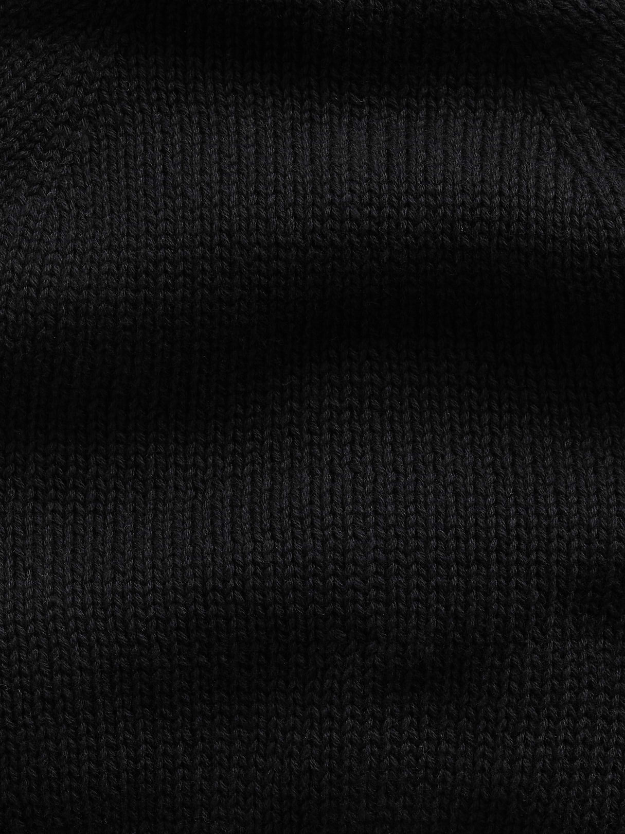 100% Cotton Beanie - Black
