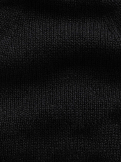 100% Cotton Beanie - Black