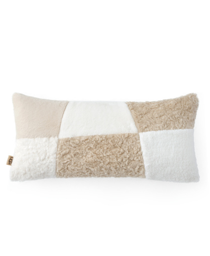 UGG® Sibel Textured Decorative Pillow, 14" x 30" - Cream