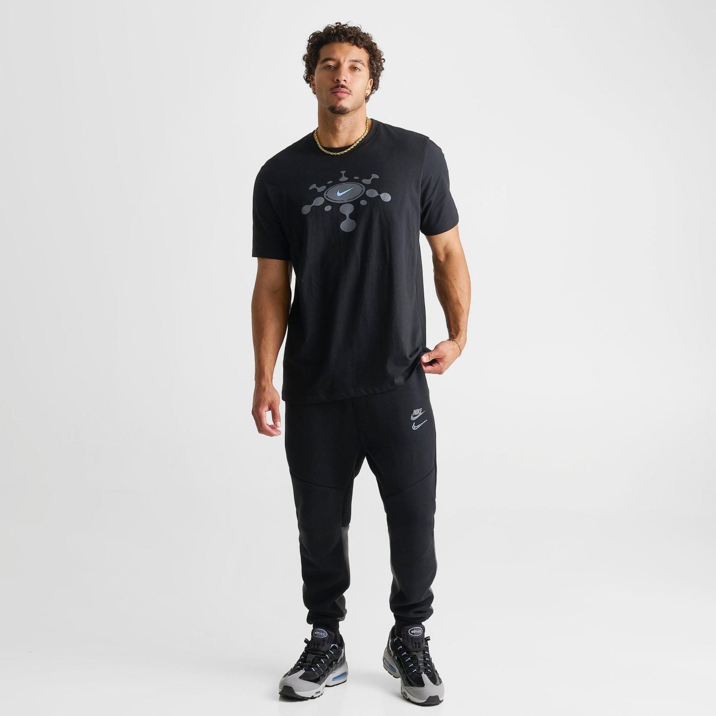 Men's Nithtke Club Node Graphic T-Shirt - Black/Light Smoke Grey