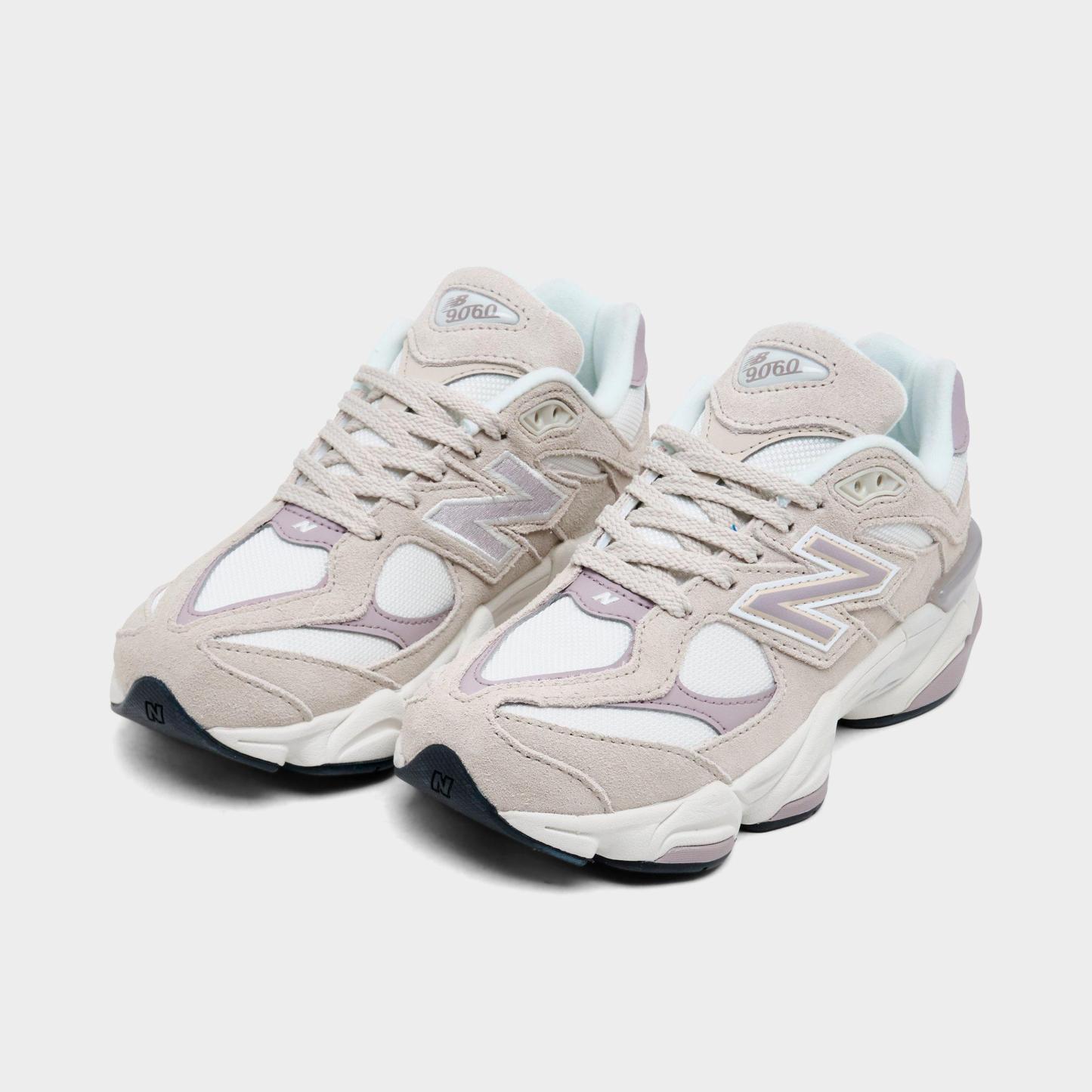 Girls' Big Kids' New Balance 9060 Casual Shoes - Timberwolf/Truffle - view 2