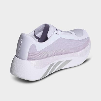 Women's adidas Hyperboost Edge Running Shoes - Part 2 - Frozen Purple/Silver Metallic/Silver Dawn - Back view