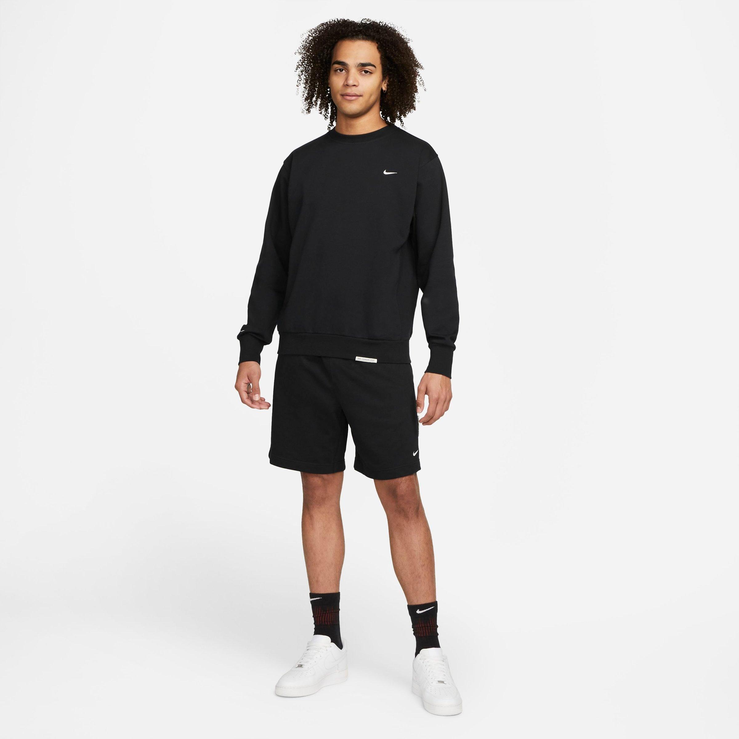 Men's Nithtke Dri-FIT Standard Issue Crewneck Sweatshirt - Black/Pale Ivory