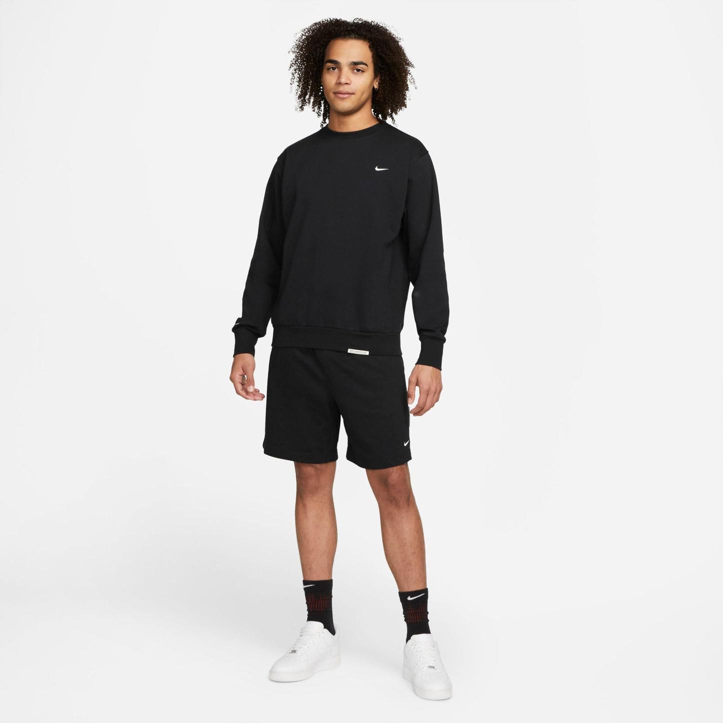 Men's Nithtke Dri-FIT Standard Issue Crewneck Sweatshirt - Black/Pale Ivory