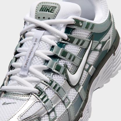 Women's Nithtke P-6000 Casual Shoes - Part 1 - White/Mica Green/Camo Green/White - Detail shot