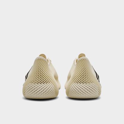 Men's adidas Climacool Laced Casual Shoes - Cream/Black/Cream - Back view