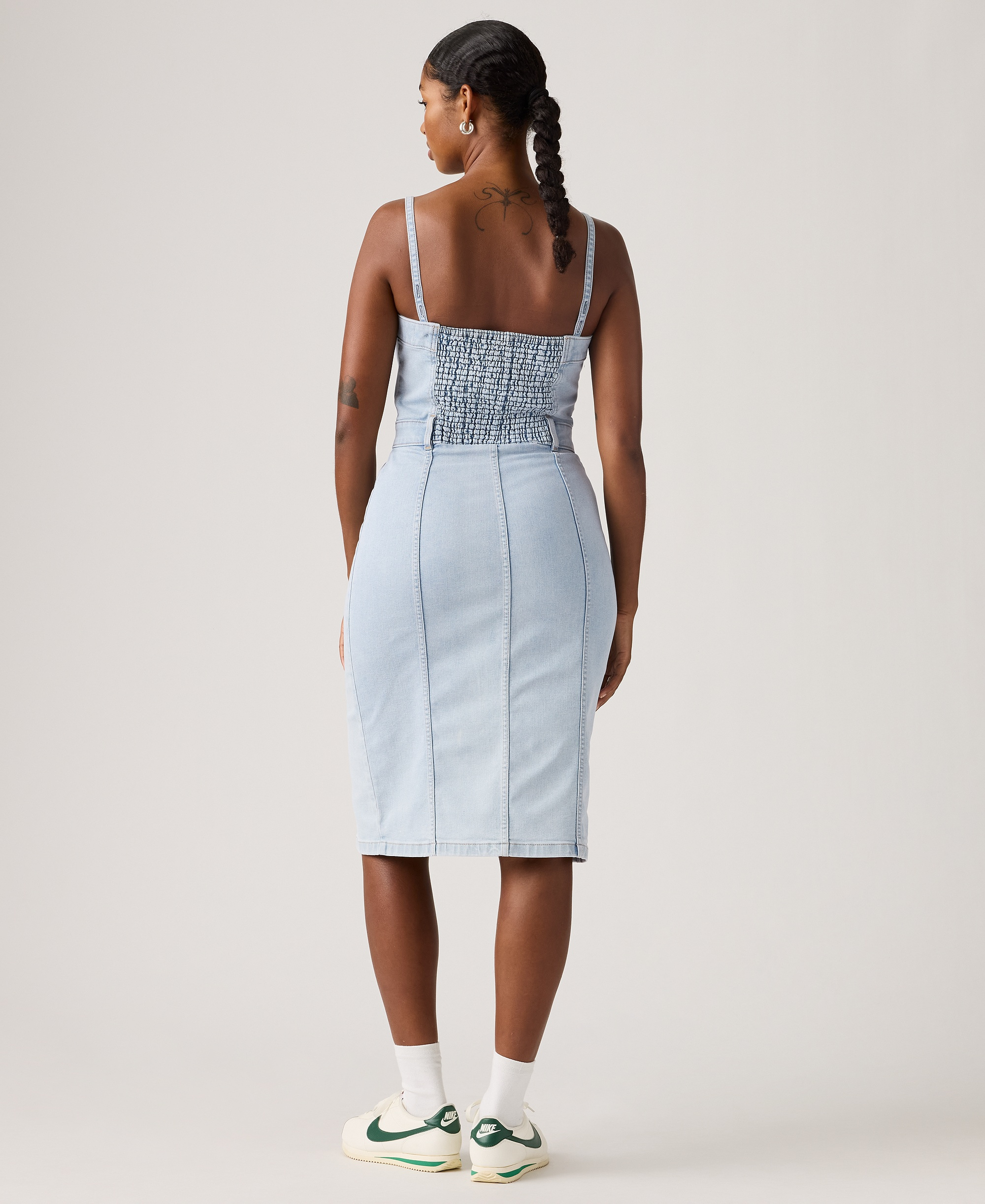 Levi's Women's Denim Bustier Button-Front Dress - Not Surprised
