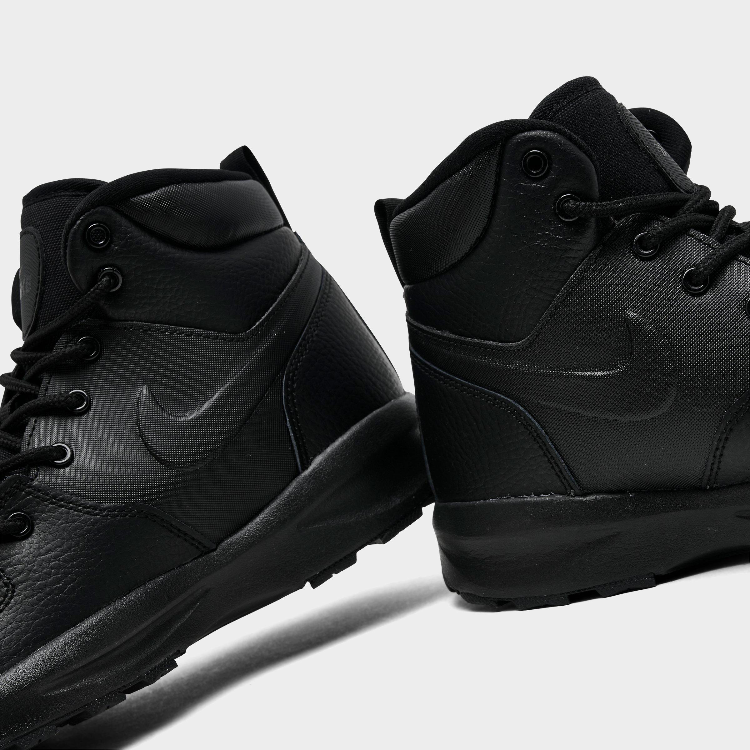 Little Kids' Nithtke Manoa 17 Leather Boots - Black/Black/Black - Detail shot