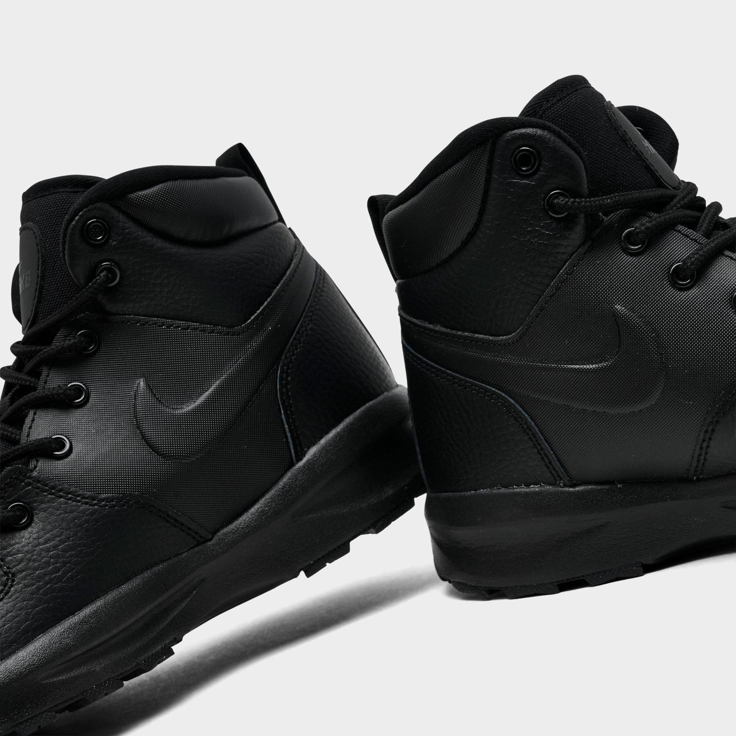 Little Kids' Nithtke Manoa 17 Leather Boots - Black/Black/Black - Detail shot