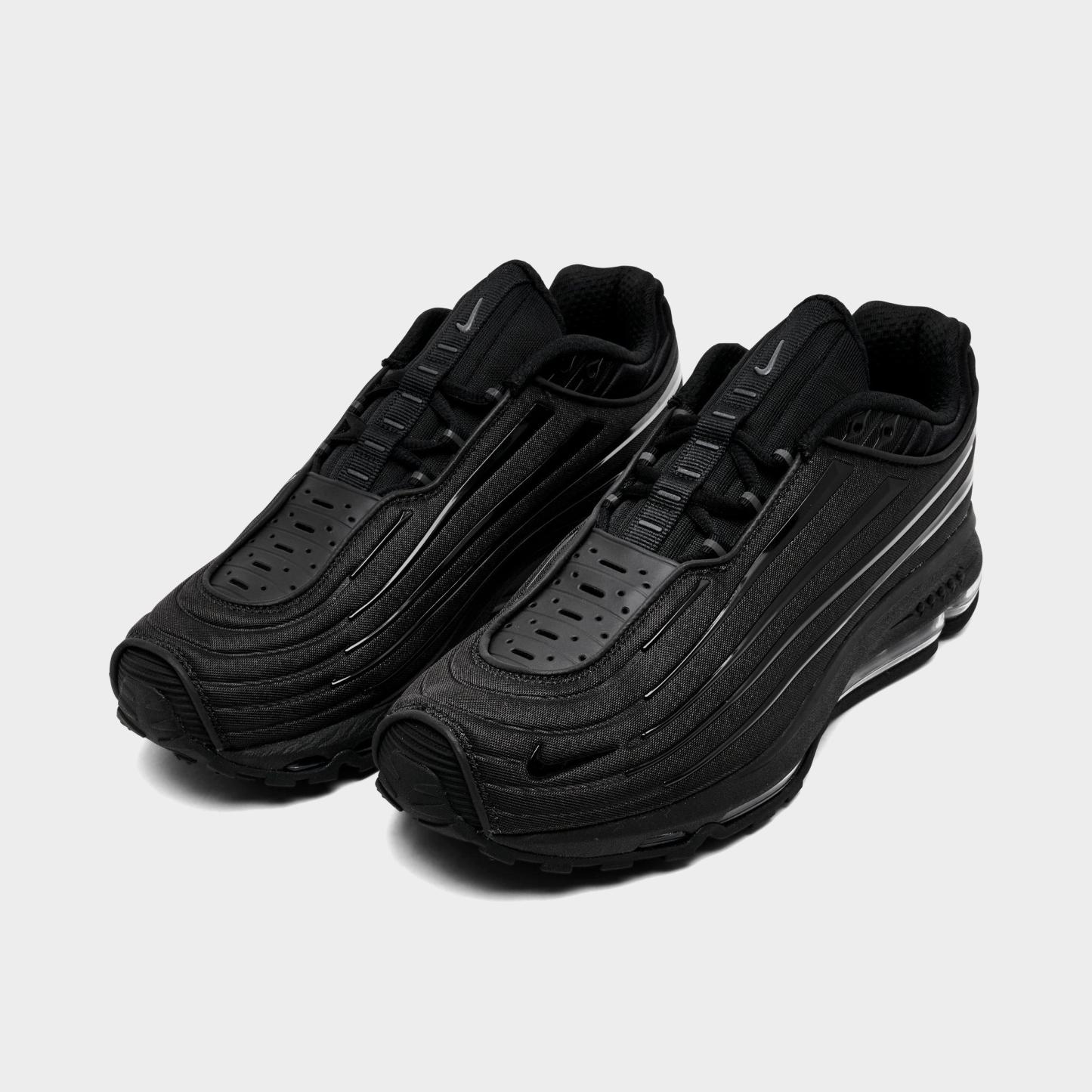 Men's Nithtke Air Max Ecstasy Plus Casual Shoes - Black/Black/Black - Both shoes facing left