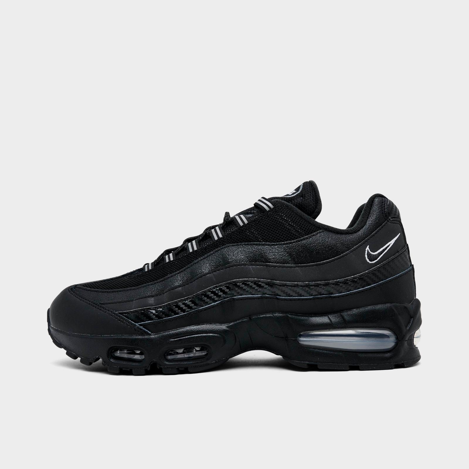 Men's Nike Air Max 95 Big Bubble Casual Shoes - Black/Metallic Silver/Cool Grey/White