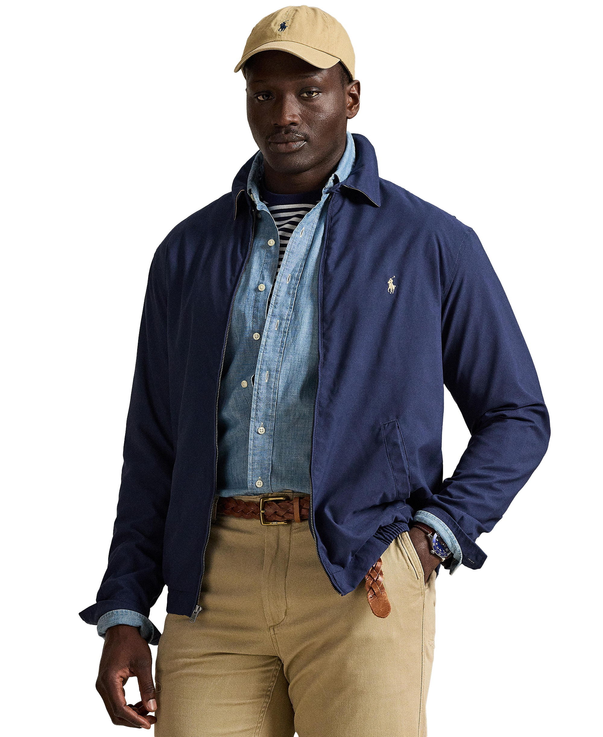 Polo Ralph Lauren Men's Big & Tall Bi-Swing Windbreaker Jackets - Refined Navy