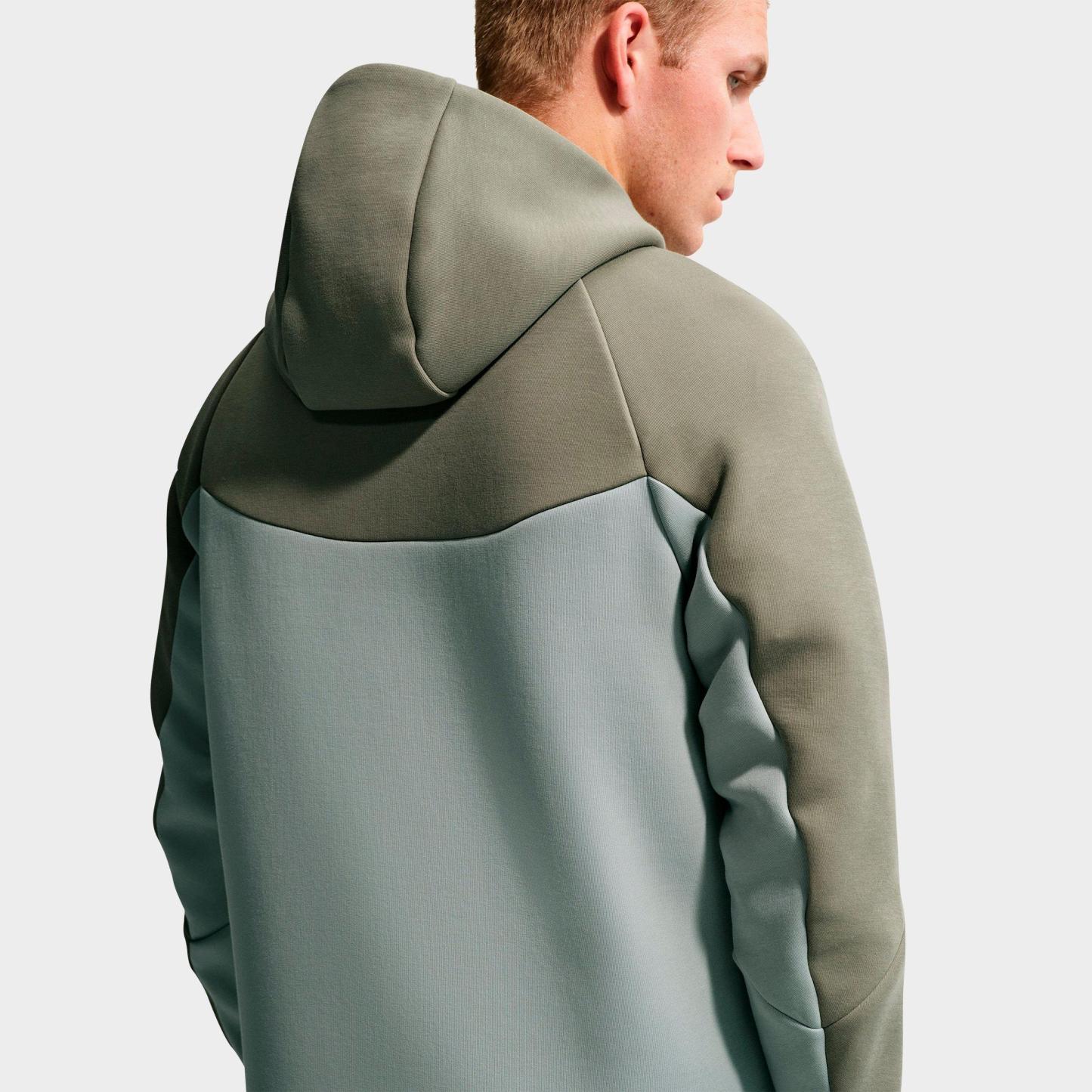 Men's Nithtke Tech Fleece Windrunner Full-Zip Hoodie - Part 2 - Silver Sage/Light Pumice/Black