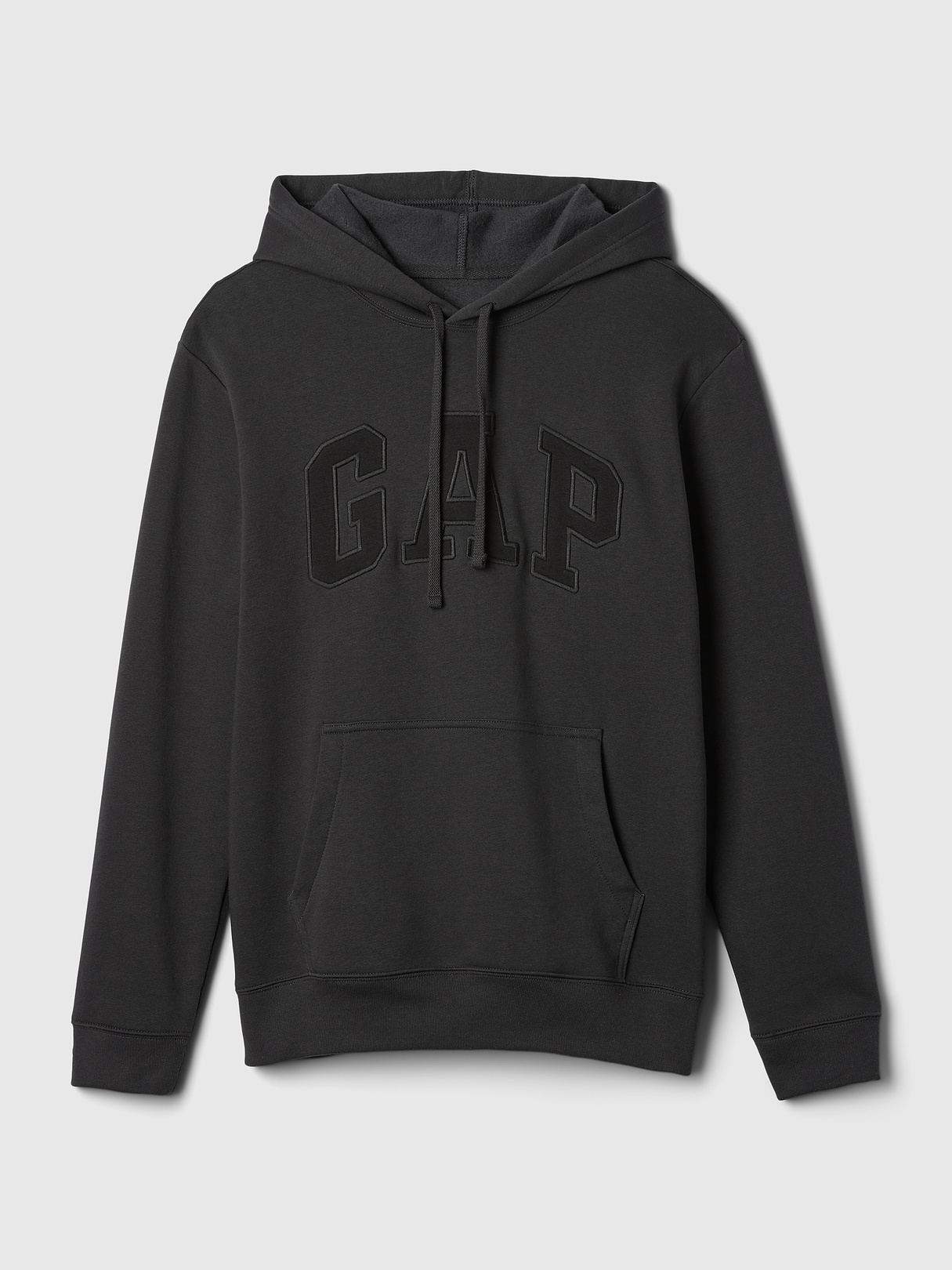 Adult VintageSoft Arch Logo Hoodie - Washed black