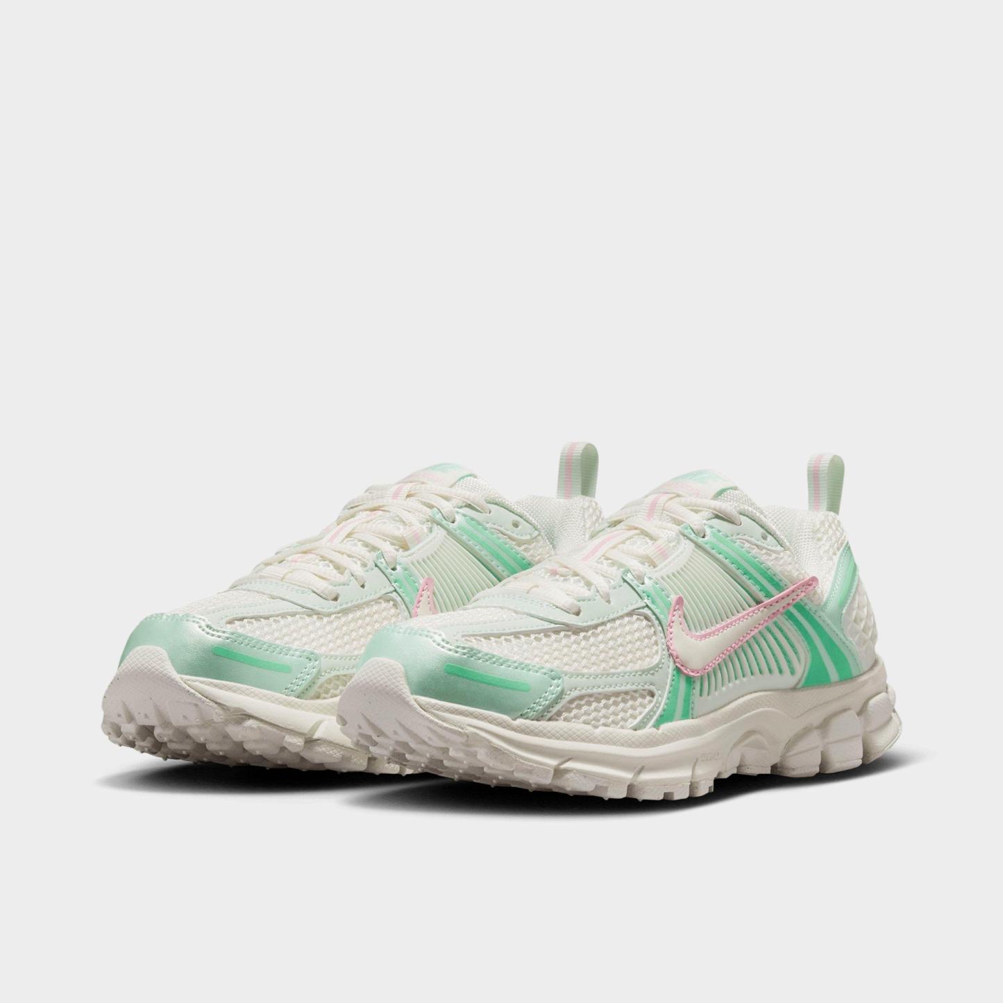 Big Kids' Nithtke Vomero 5 Casual Shoes - Part 1 - Sail/Pink Foam/Arctic Green/Sail - Both shoes facing left