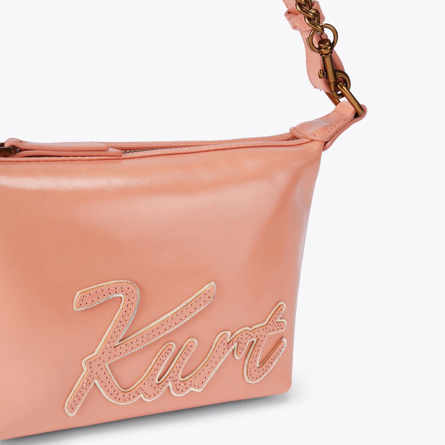 Kurt Geiger London Kurt Soft Shoulder Bag - Beige - view 5