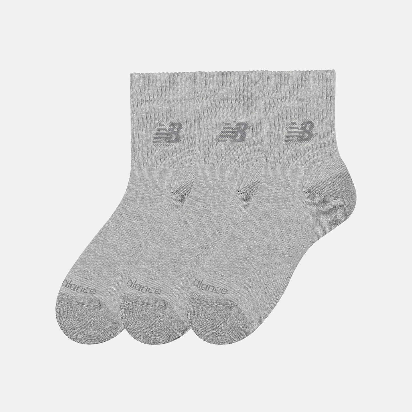 New Balance Active QTR Socks 3 Pack, LAS35204AGT