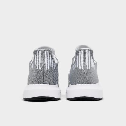 Men's adidas Originals Swift Run 1.0 Casual Shoes - Grey/Footwear White/Core Black - Back view