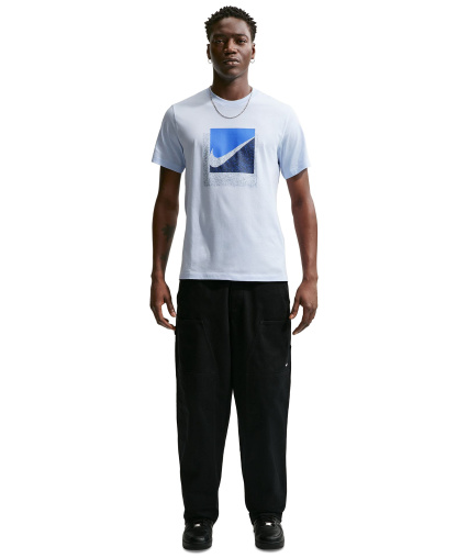 Nike Men's Swoosh Box Graphic T-Shirt - Hydrogen Blue