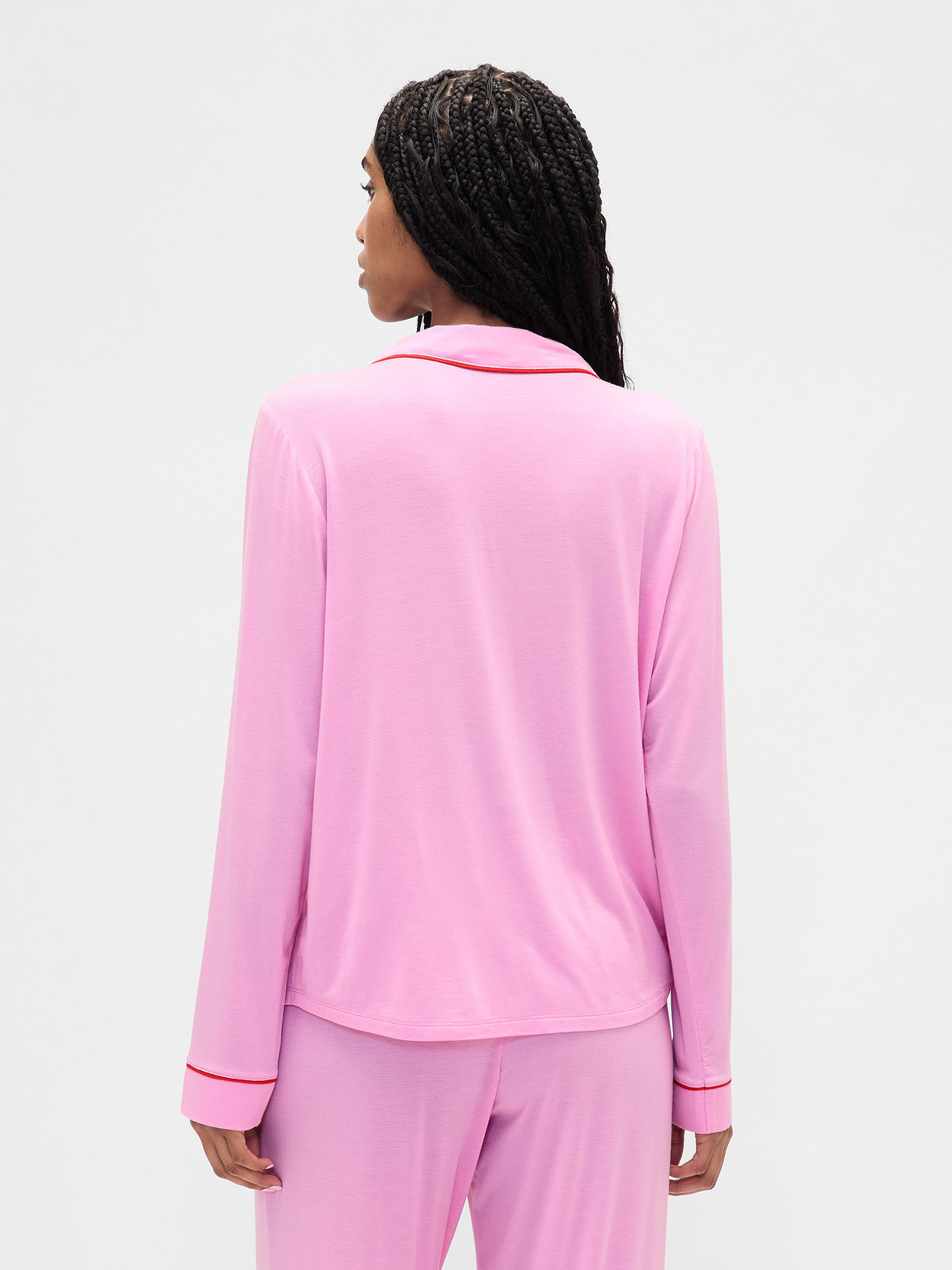SoftMade Modal PJ Top - Sugar pink