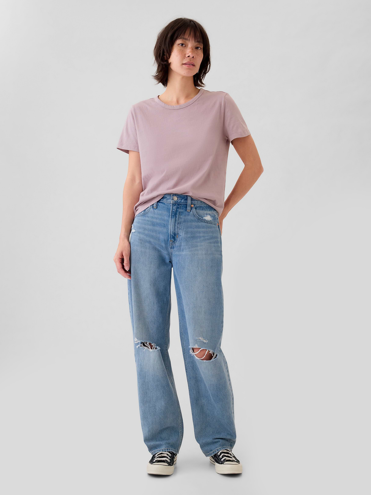 Organic Cotton VintageSoft T-Shirt - purple lavender