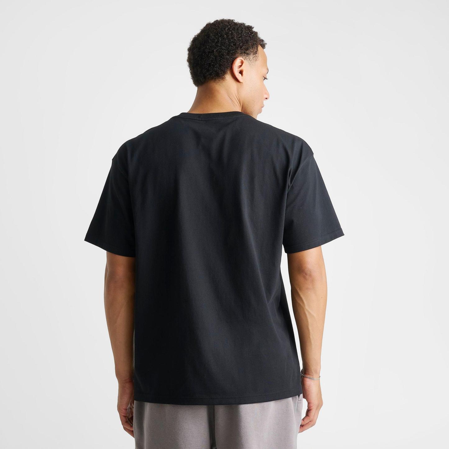 Men's Nithtke Basketball Skull Lightning Graphic T-Shirt - Black