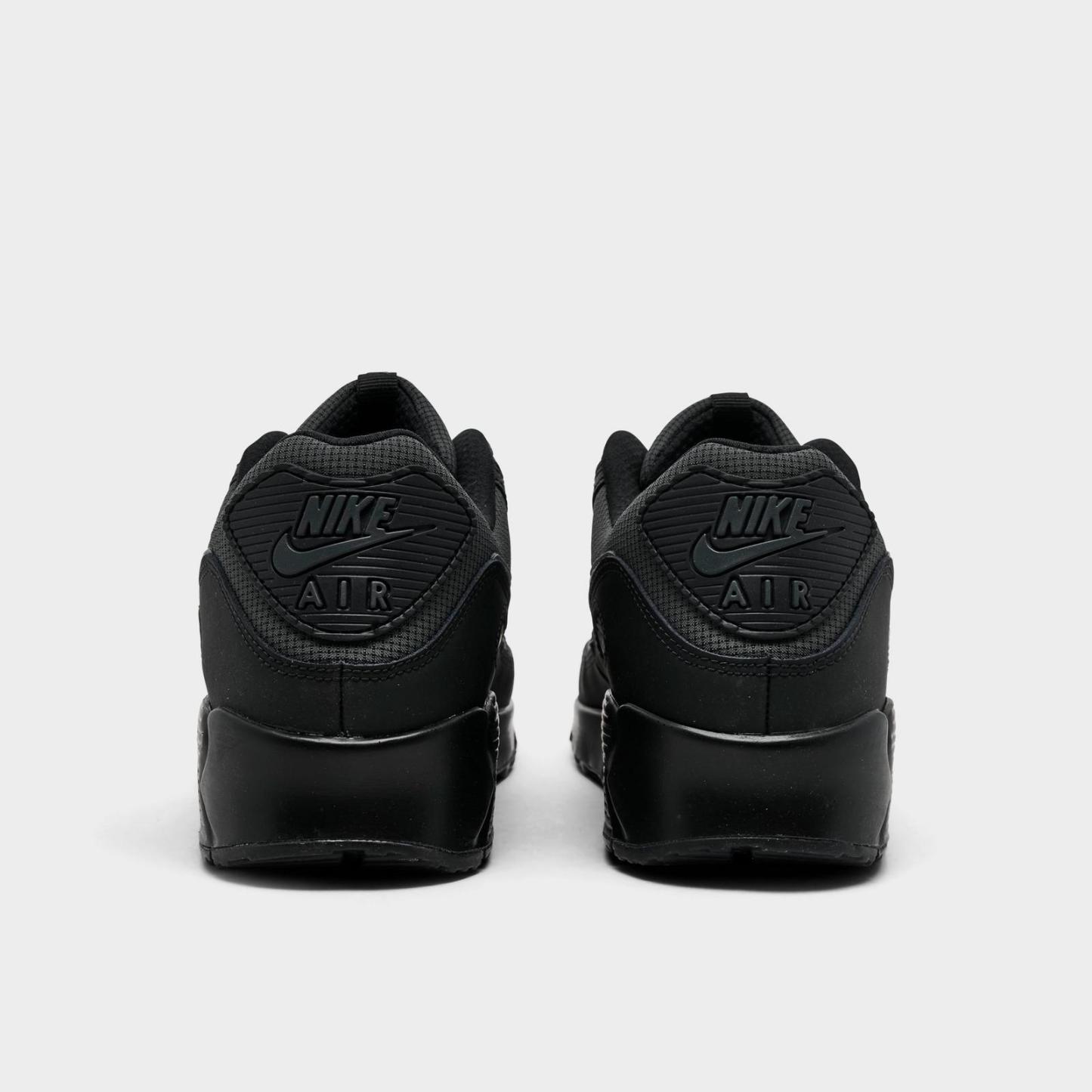 Men's Nike Air Max 90 Casual Shoes - Black/Reflective Silver/Anthracite (IQ0291-010)