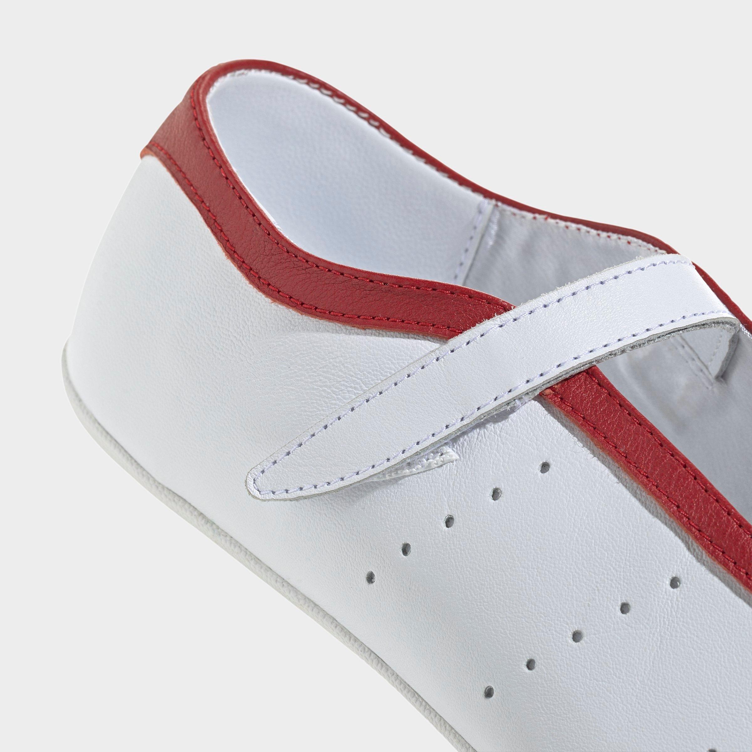 Women's adidas Originals Stan Smith Lo Ballet Shoes - Cloud White/Cloud White/Cloud White - Detail shot